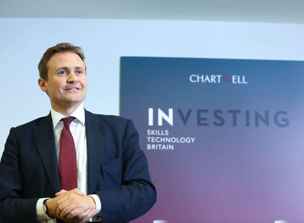 Tom Tugendhat at the centre opening. Picture: Shiv Gohil/Chartwell
