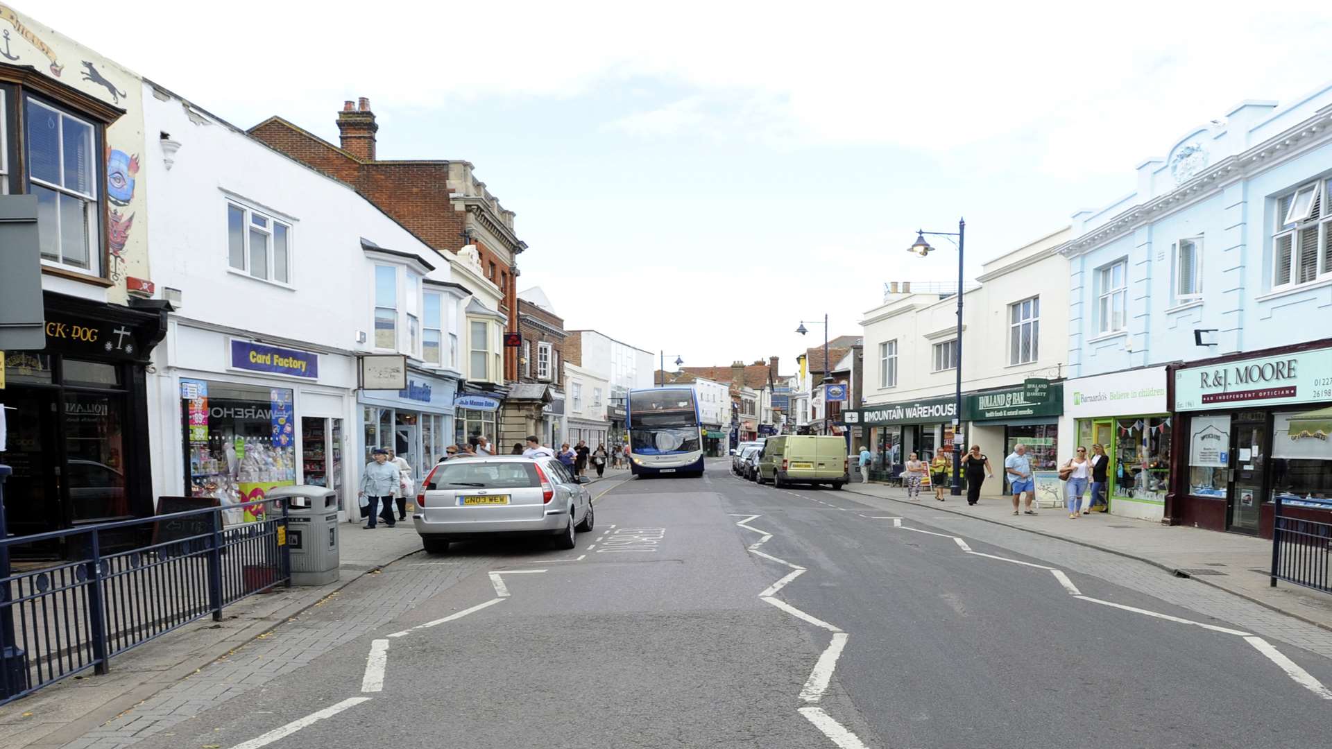 Clark almost hit a cyclist while drink-driving naked in Whitstable High Street