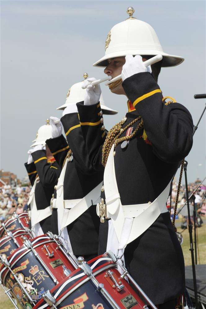 HM Royal Marines Band Collingwood's Corps of Drums