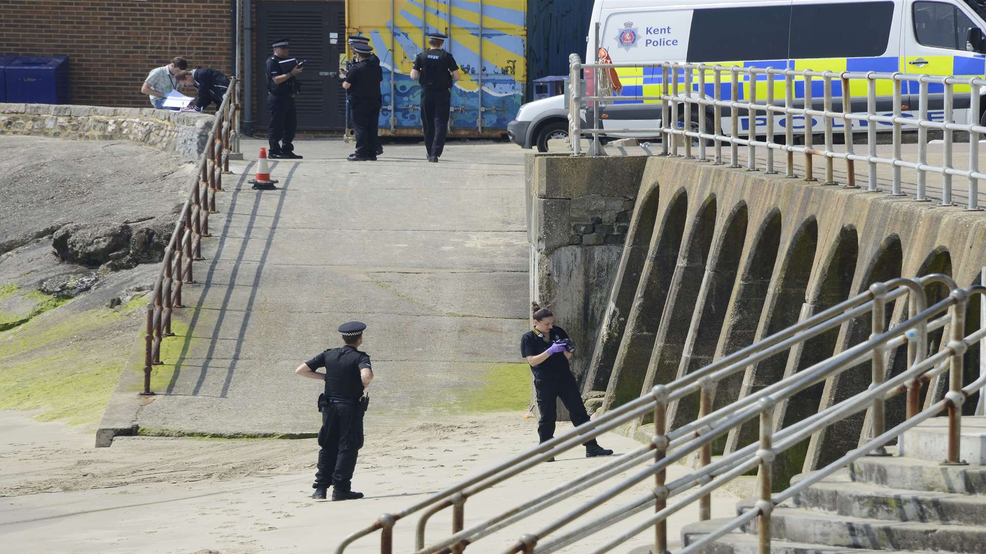 The body has been identified as a Folkestone man. Picture: Paul Amos