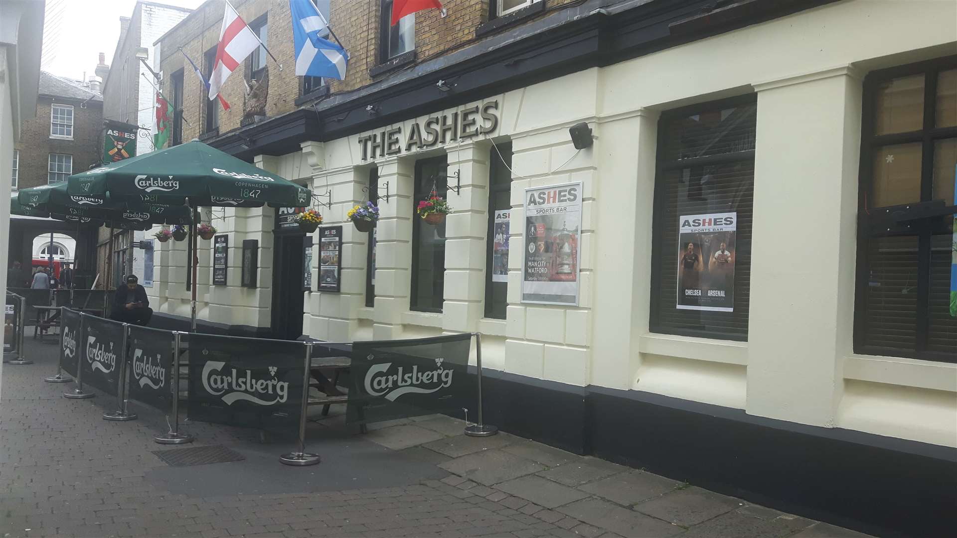 The Ashes pub and sports bar in Market Buildings Maidstone (10742526)