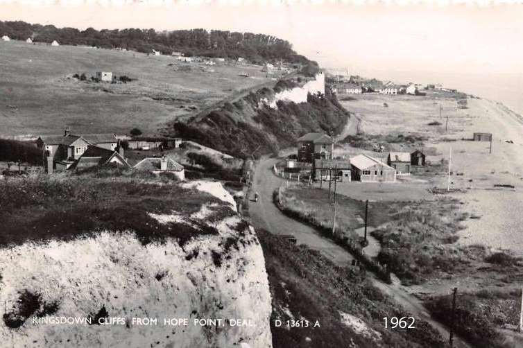 Kingsdown Beach over the years: Oldstairs Bay