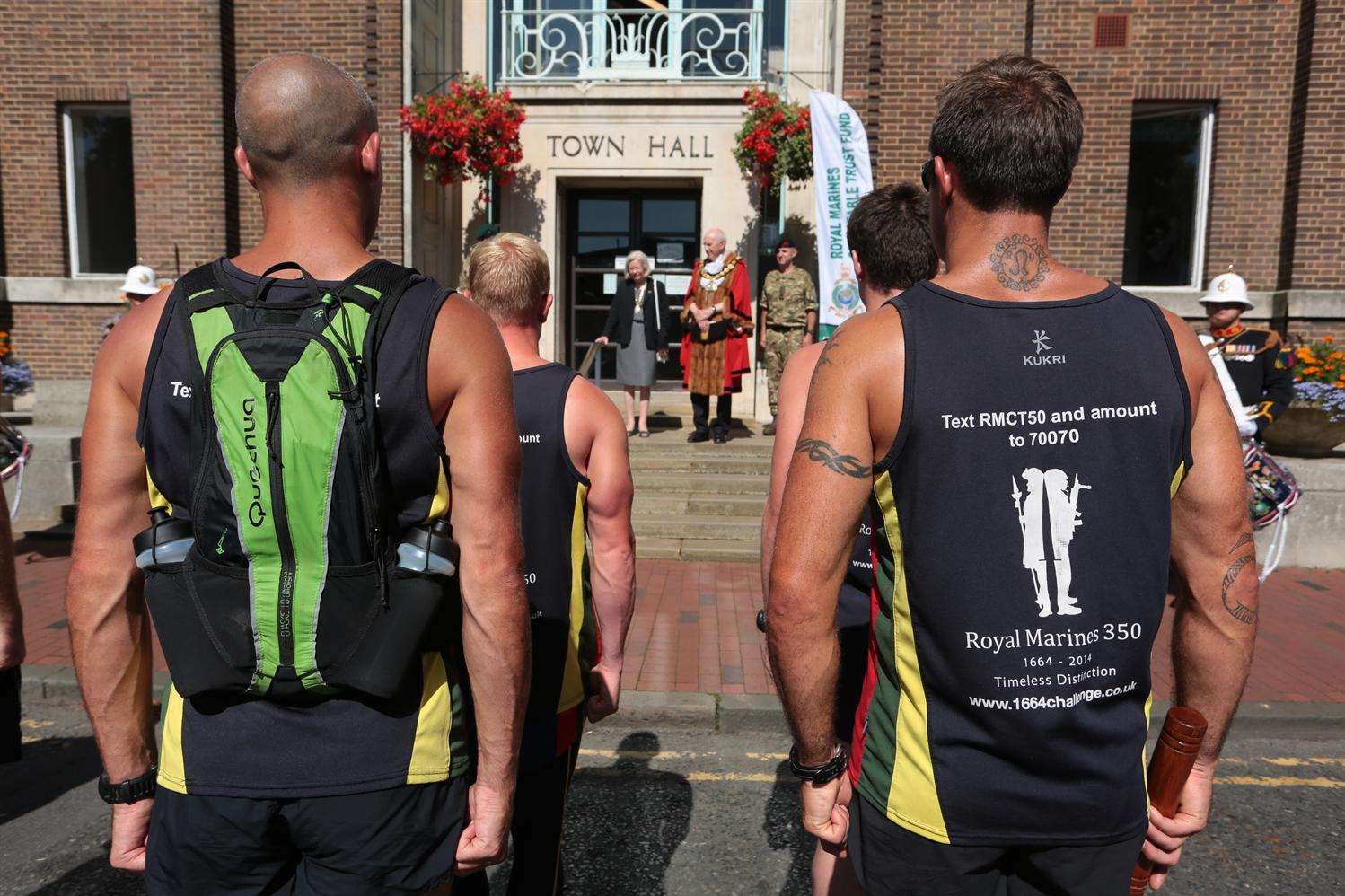 Her Majesty's Royal Marines are taking part in an incredible challenge celebrating the 350th anniversary of the force