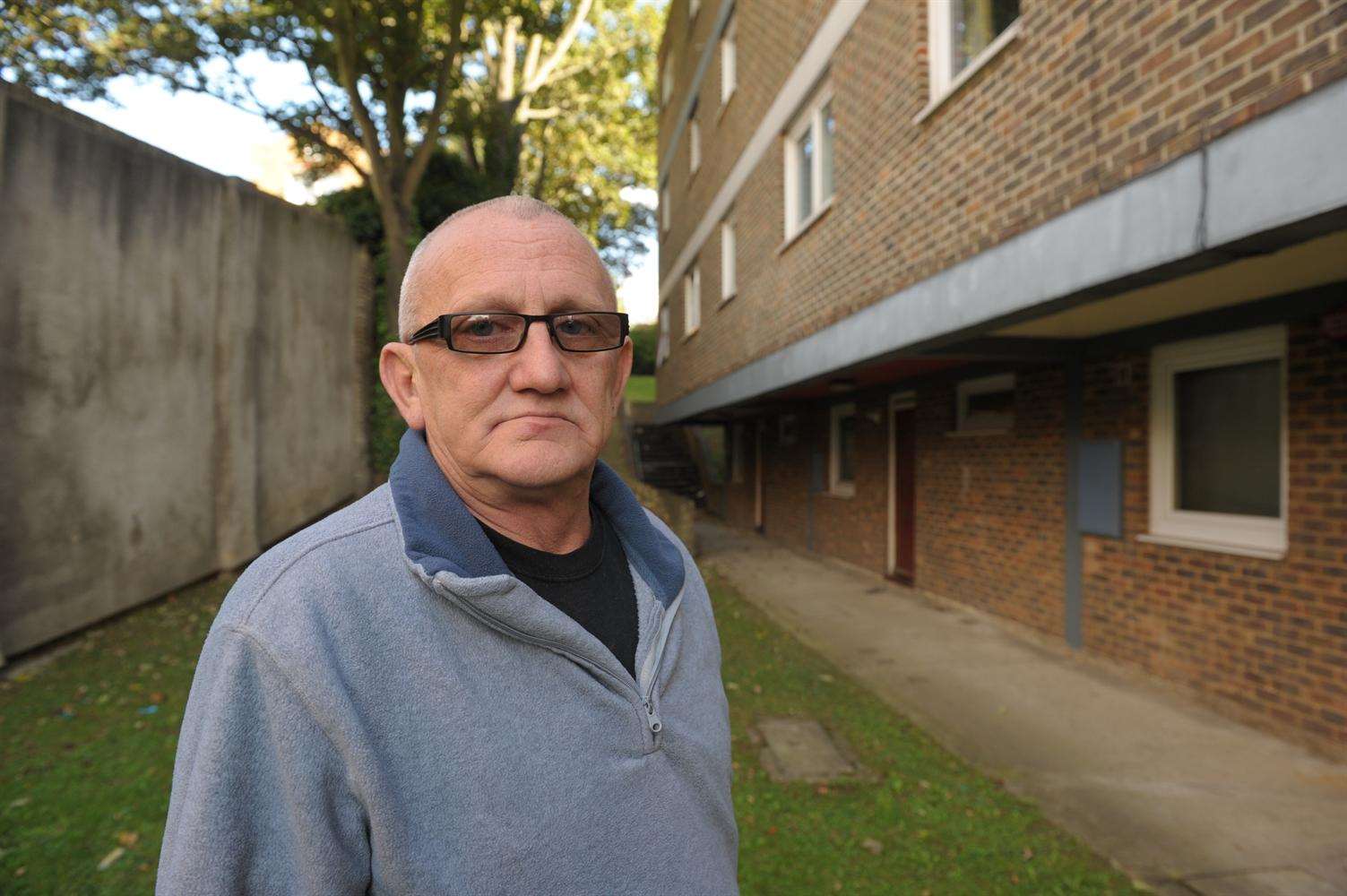 He believes moving away from the barracks would help his condition. Picture: Steve Crispe