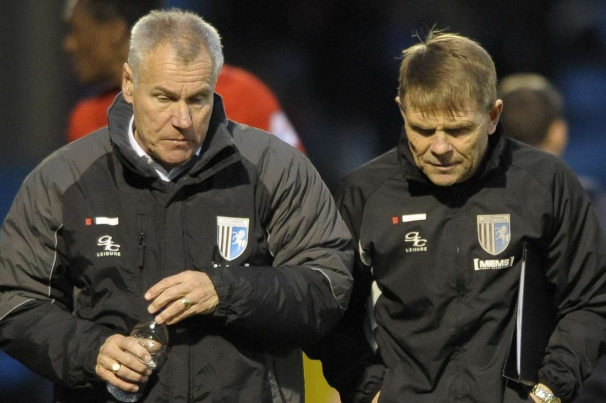 Peter Taylor took Andy Hessenthaler back to the Gills Picture: Barry Goodwin