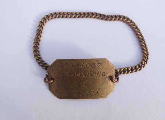 The war ID bracelet