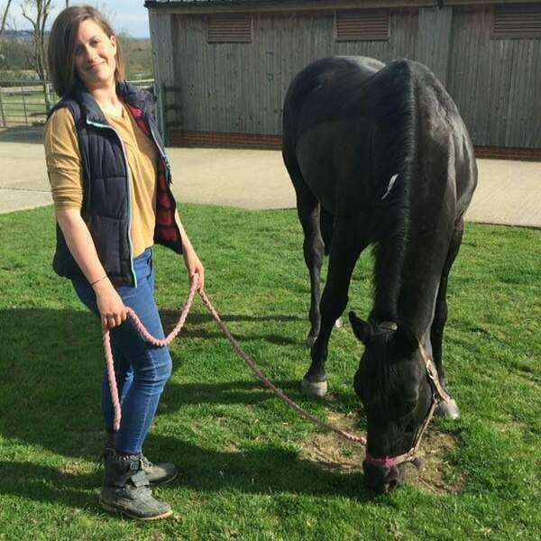 Gemma Booth with her horse Gabby