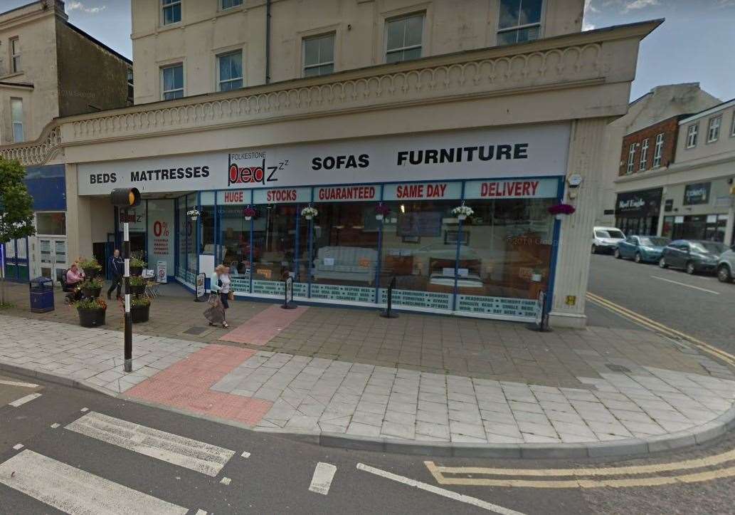 Folkestone Bedz is now trading from the store. Picture: Google