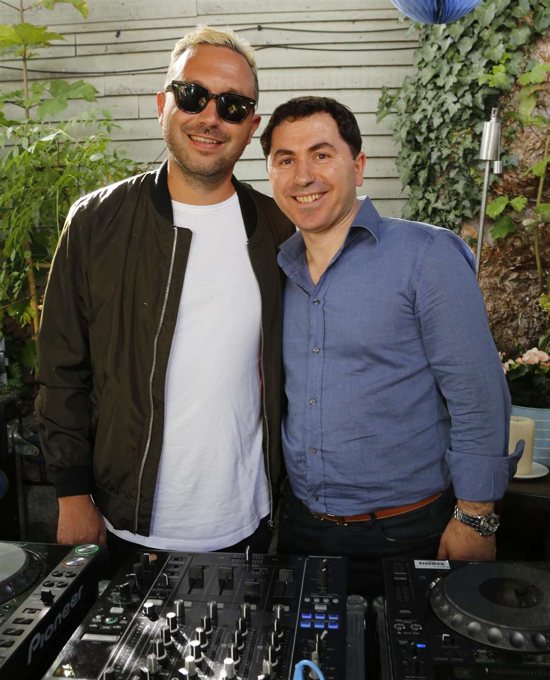 Nic Fanciulli with fellow orgaiser Nick Levantis at The Swan in West Malling Picture: Andy Jones