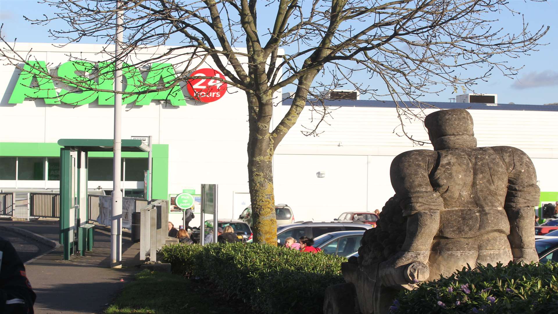 The robbery happened in the car park area of the Sittingbourne Asda store