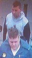 Police wish to speak to these men in connection with the theft. Credit: Kent Police