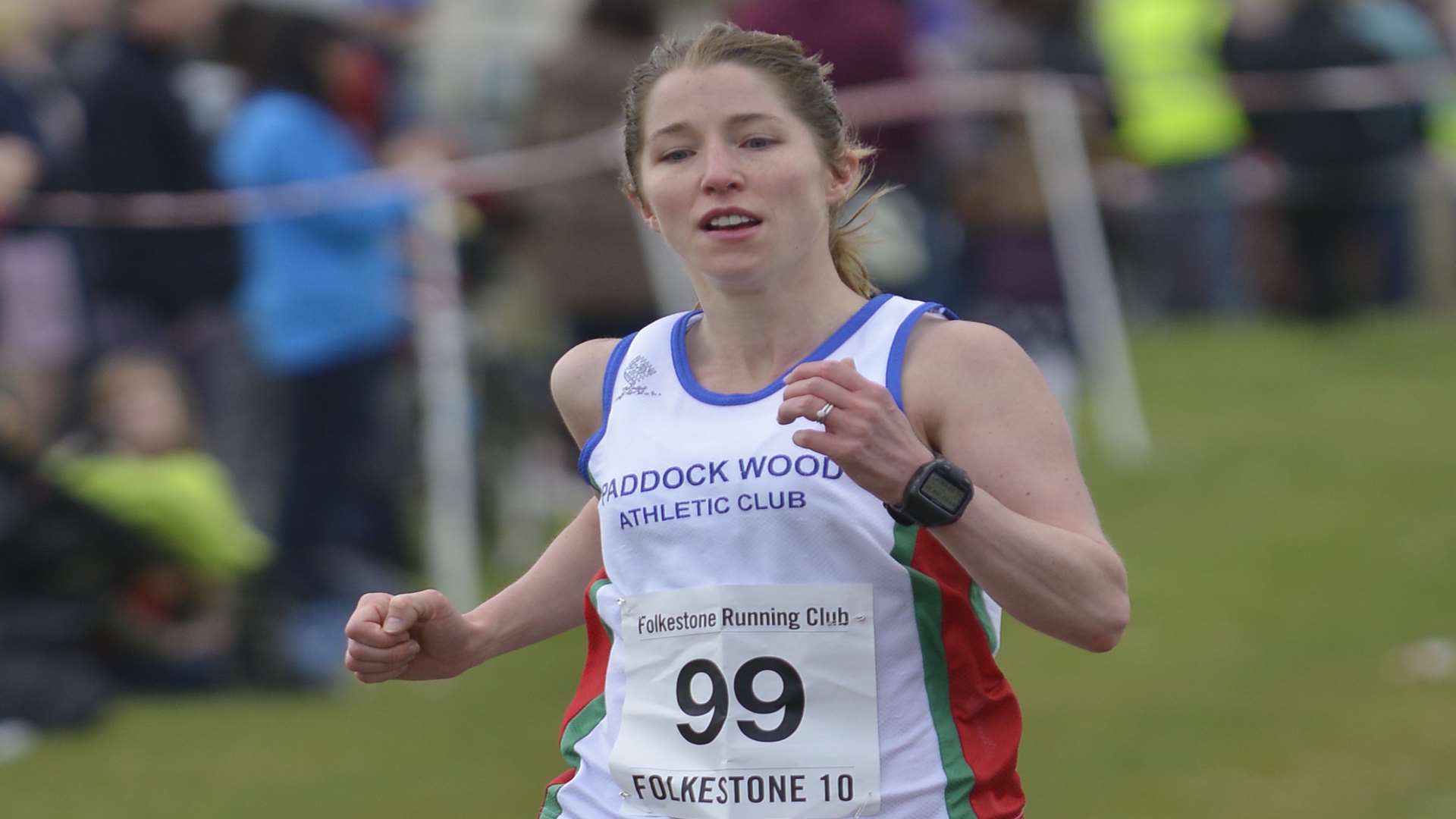 Claire Day triumphed for the second time this season in the women's race Picture: Gary Browne