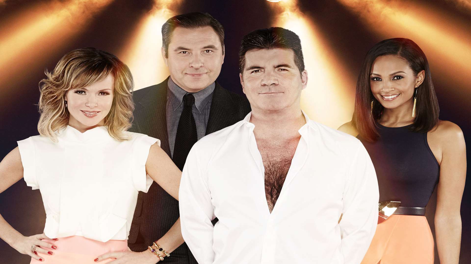 Britain's Got Talent judges Amanda Holden, David Walliams, Simon Cowell and Alesha Dixon