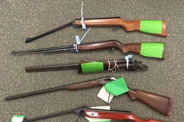 More than 300 guns were handed to police during an amnesty. Picture: Kent Police