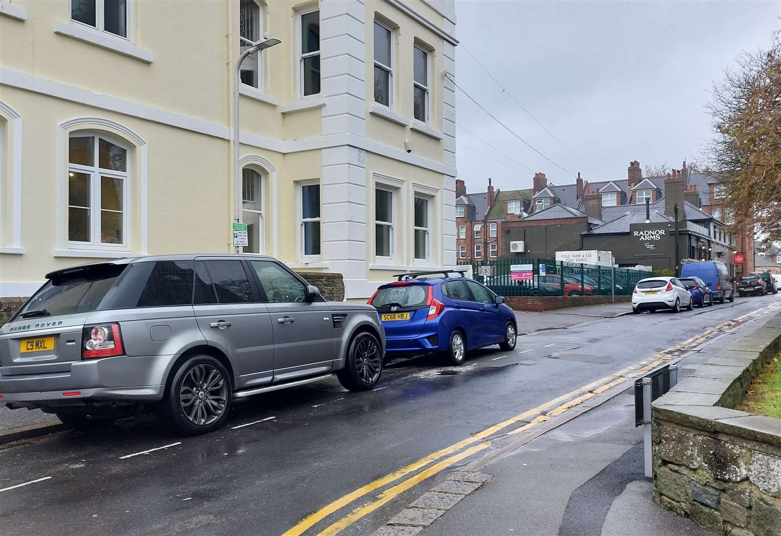 Christ Church Road in Folkestone could also lose its free spaces