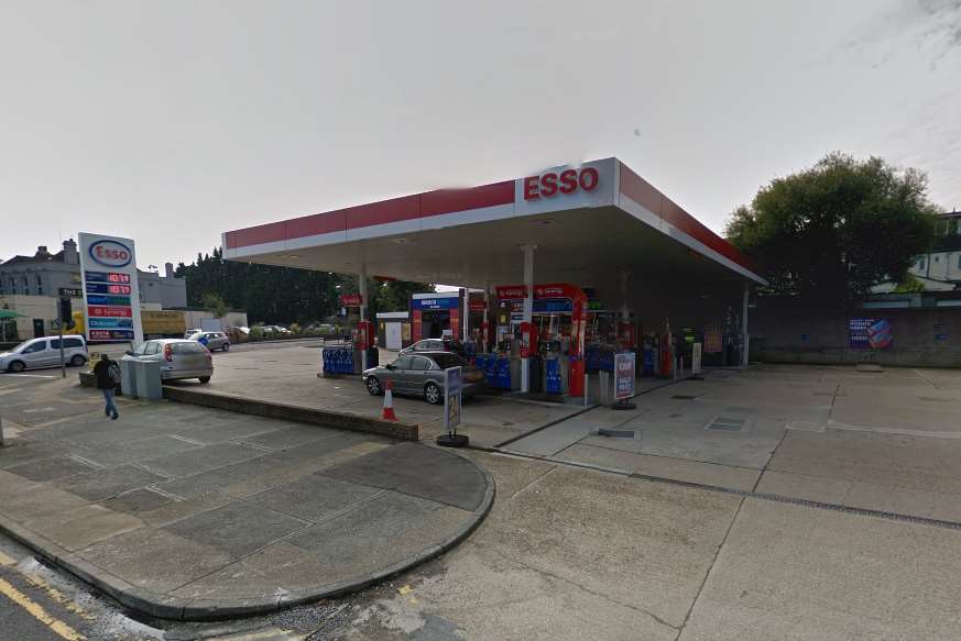 The petrol station on Watling Street, Gillingham. Picture: Google Street View