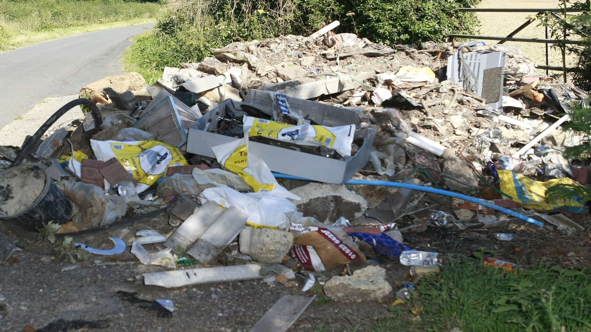 Fly tipping is causing misery for the people of Stone. File picture