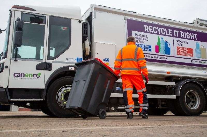 GMB members employed by waste-collection firm Canenco - Canterbury City Council's in-house company - are demanding a 30% pay-rise