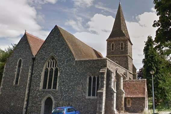 Lead and tiles were stolen from Preston Church near Faversham.