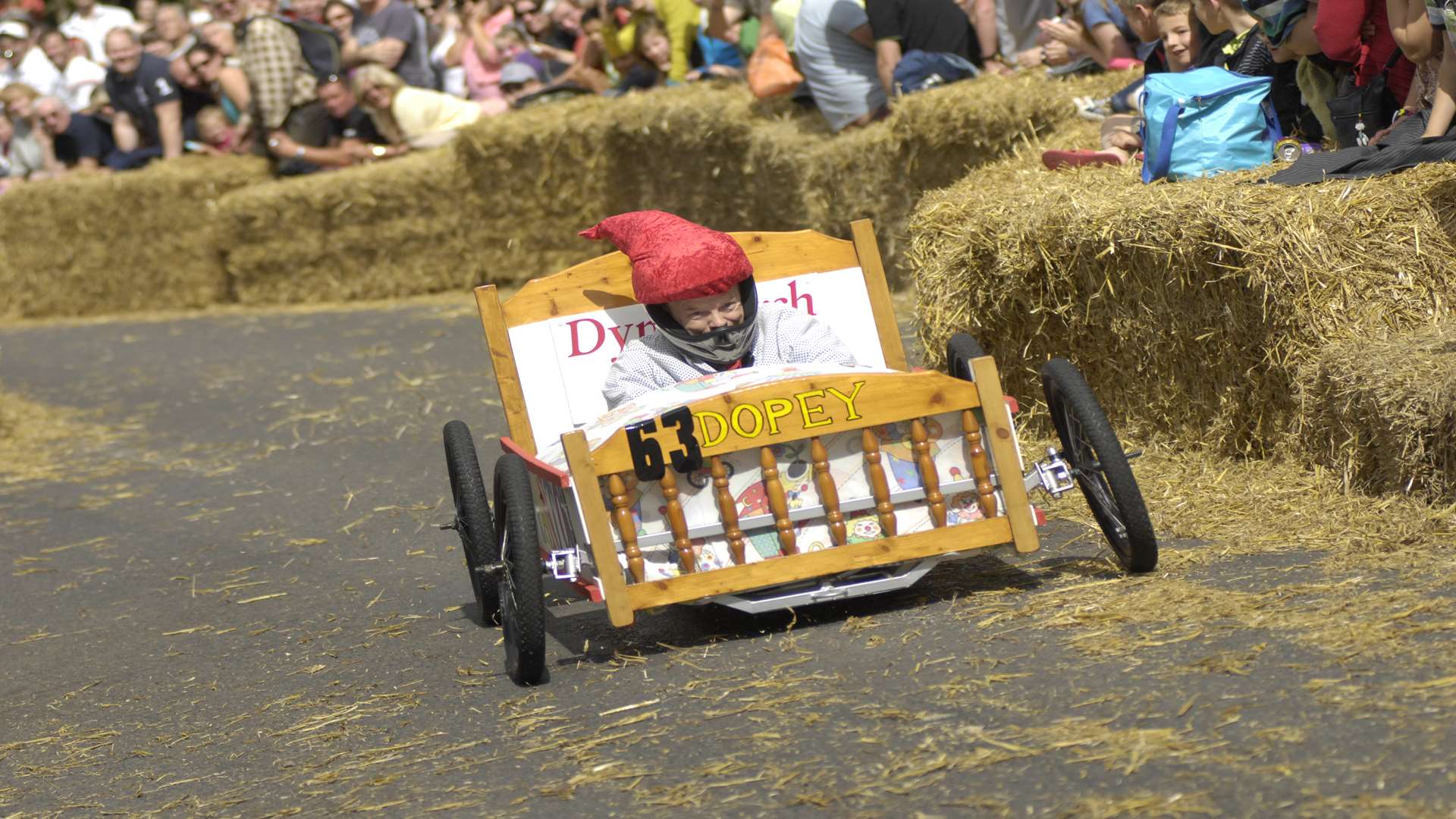 Action from a previous Soapbox Derby