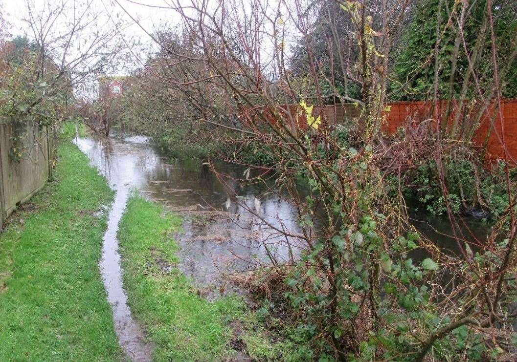 Water levels have risen during the persistent rainfall. Picture: Tony Hills