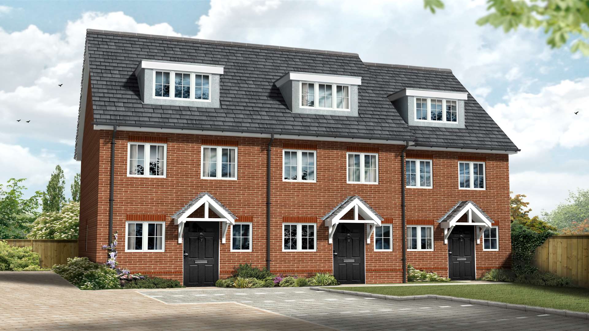 New homes are contained in Woolhouse Place, Stone, Dartford