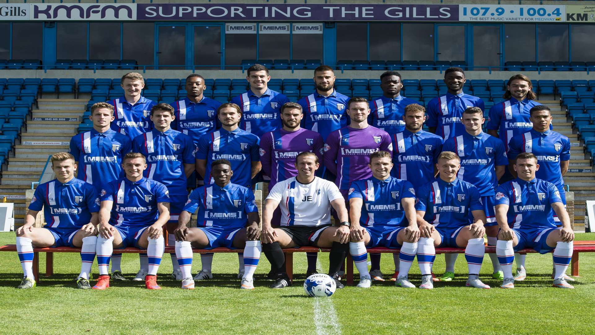Gillingham's 2015/16 squad Picture: Andy Payton