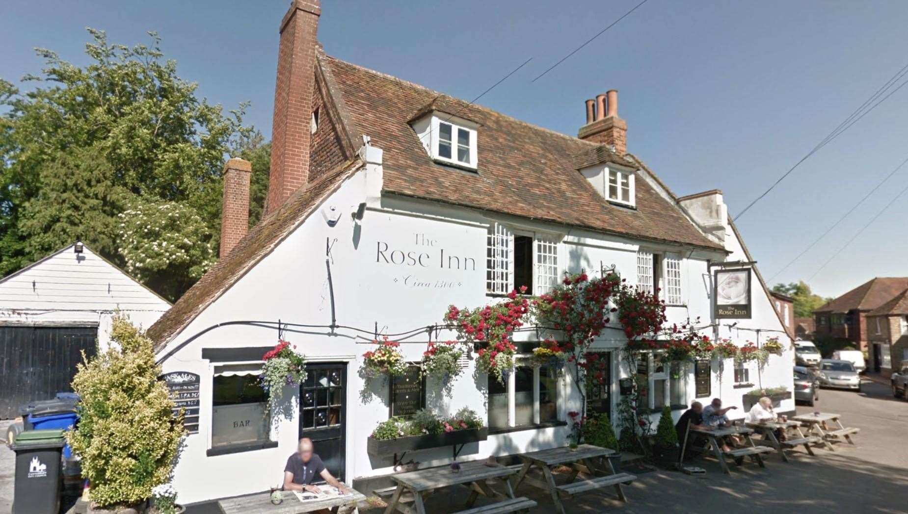 The Rose Inn, Wickhambreaux, was taken over by Billy Stock in 2021. Picture: Google