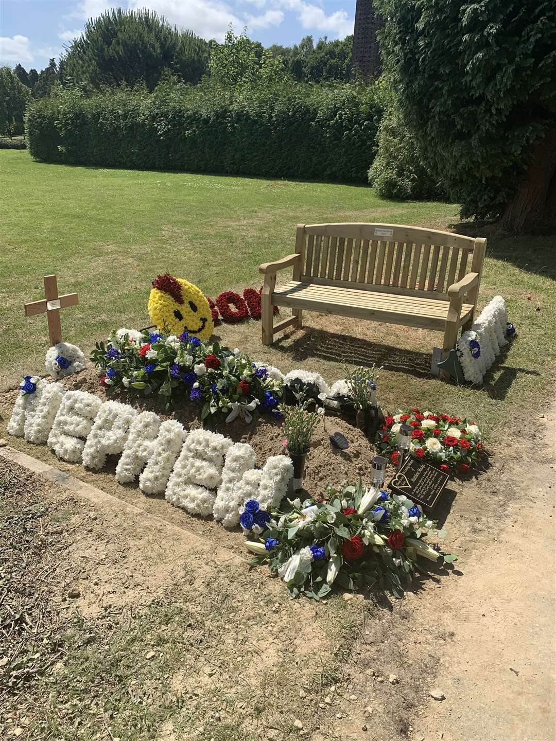 Matthew was laid to rest at Kent and Sussex Crematorium in Tunbridge Wells. Picture: Michael Bond