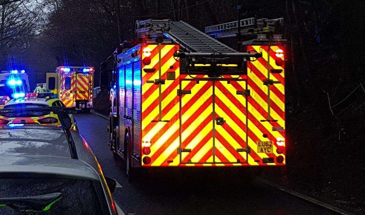 Emergency services at the scene. Picture: Brian Rainey (6792686)