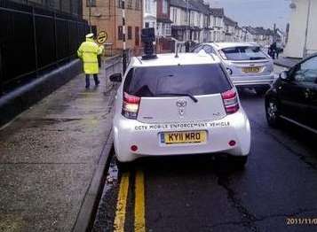 The CCTV car was caught out in Gillingham in 2011