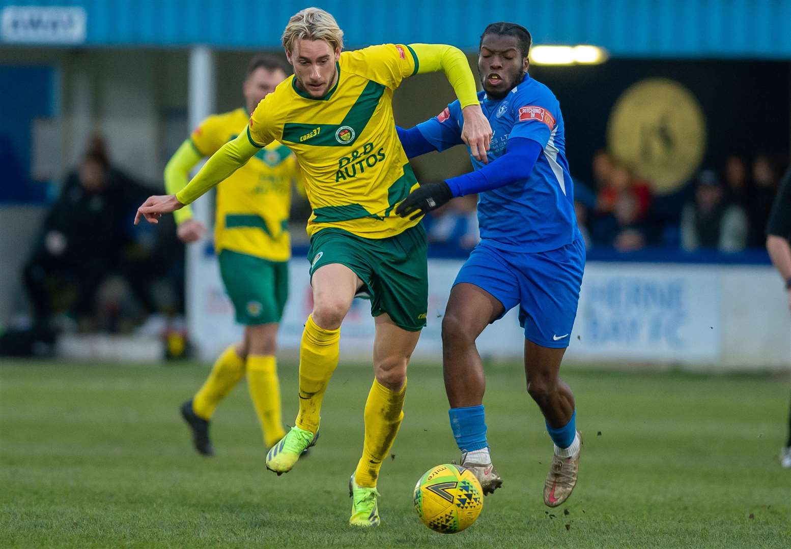 Midfielder Bode Anidugbe has left Herne Bay for Faversham. Picture: Ian Scammell