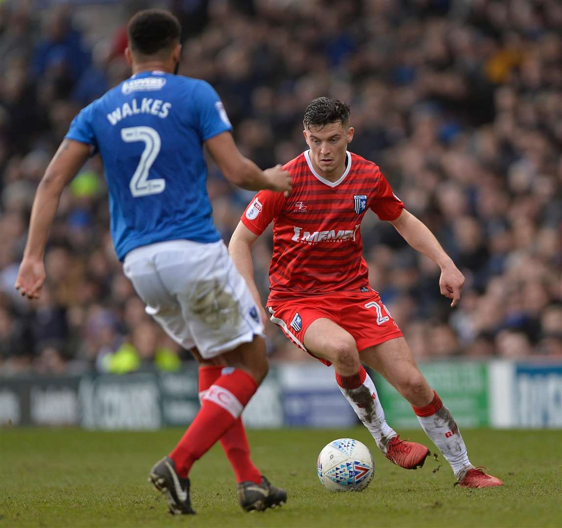 Callum Reilly should be back at the weekend for Gillingham Picture: Ady Kerry