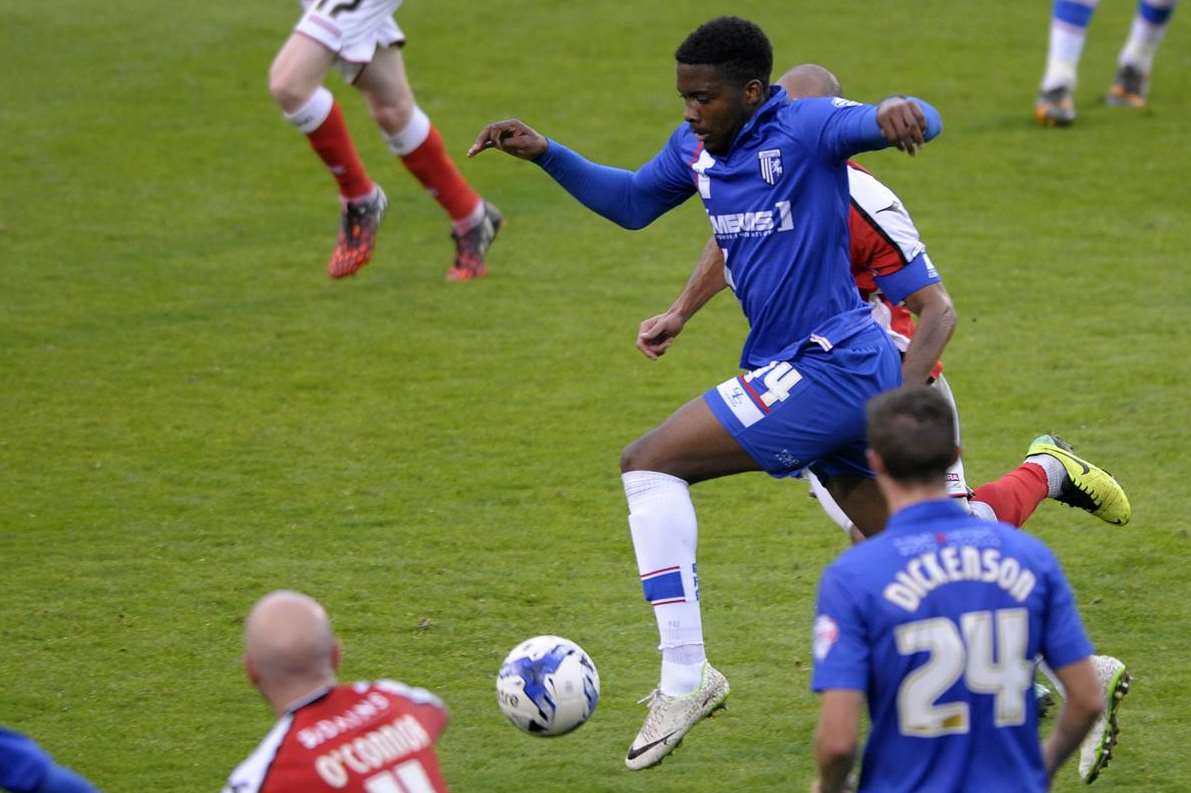 Antonio German came off the bench against Walsall Picture: Barry Goodwin