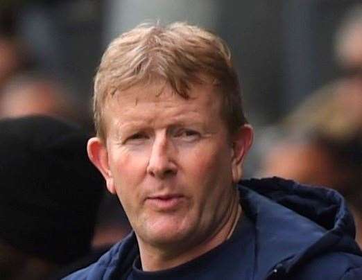 Dartford manager Ady Pennock - remains without a win in charge of the club after going down 2-0 at home to Eastbourne Borough on Easter Monday. Picture: Steve Terrell