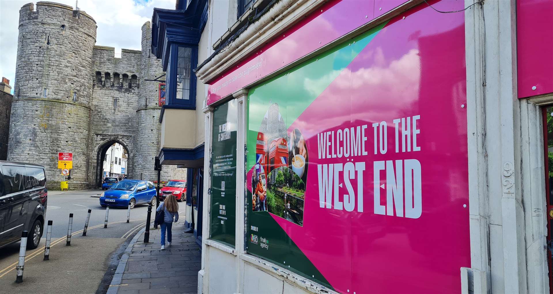 St Dunstan's in Canterbury has been rebranded 'the West End' of the city
