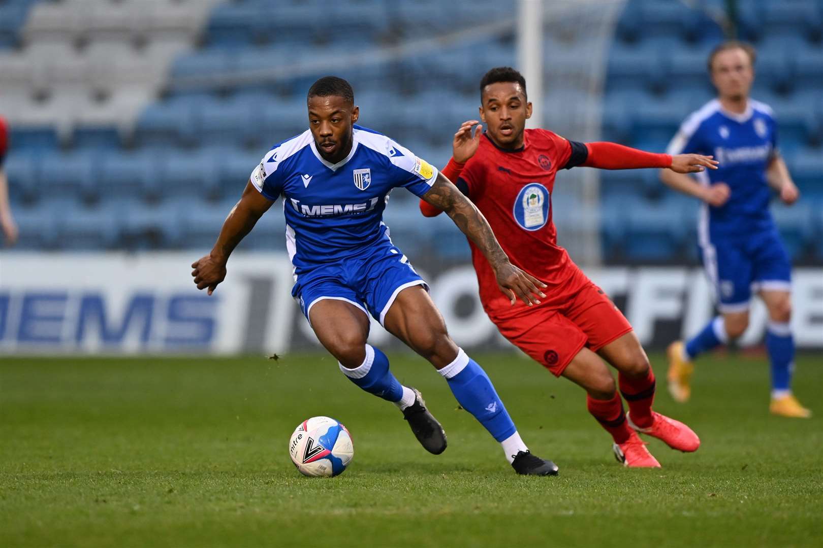 Gillingham boss Steve Evans hopes defender Ryan Jackson is back from injury for this Saturday's trip to Plymouth Picture: Keith Gillard