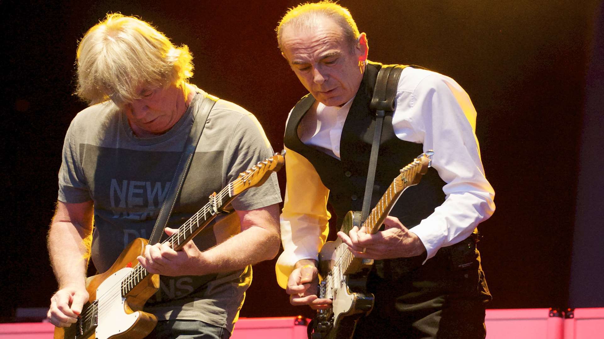 Rick Parfitt and Francis Rossi from Status Quo.