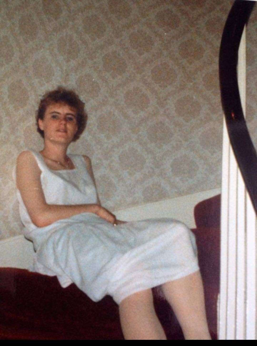 Heidi Hodges as a teenager in the care home where she was raised