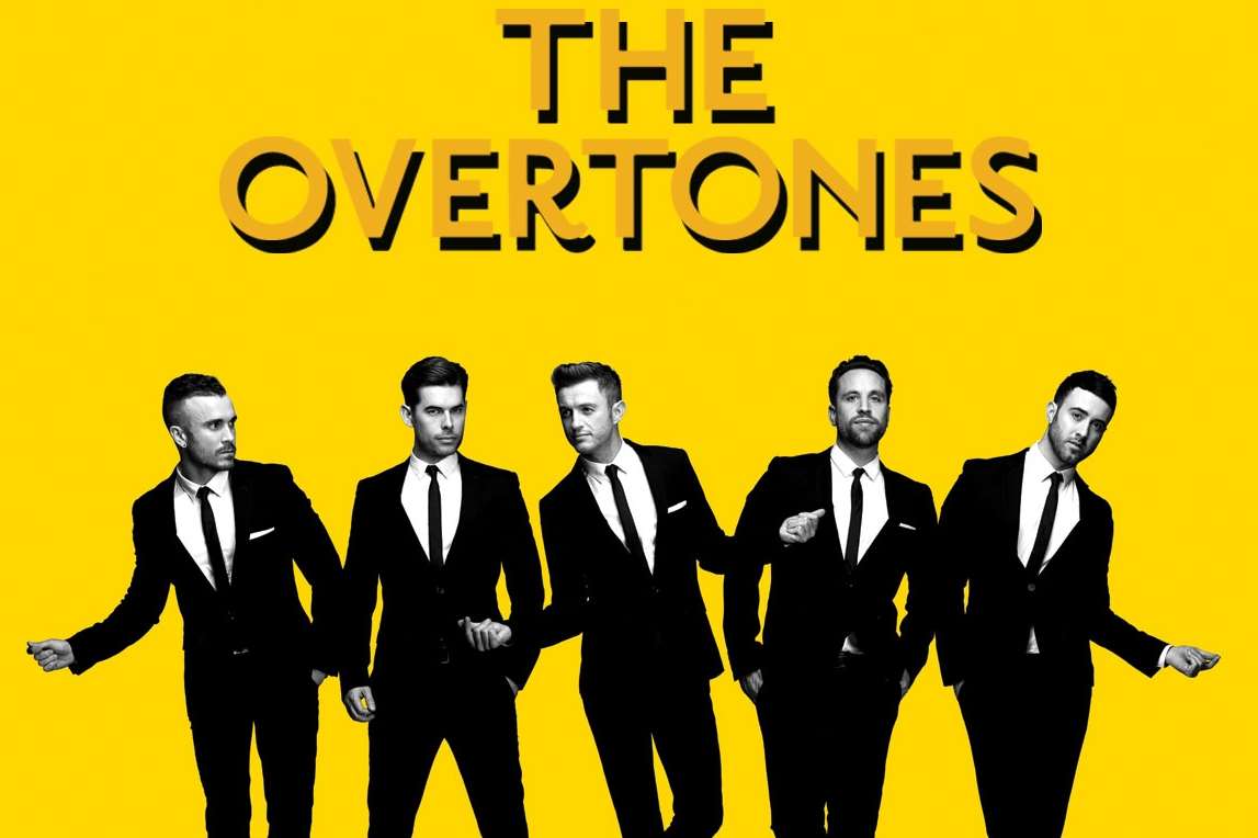 The Overtones, Britain's biggest vocal harmony group will be performing the biggest hits from the 40s and 50s on stage this summer