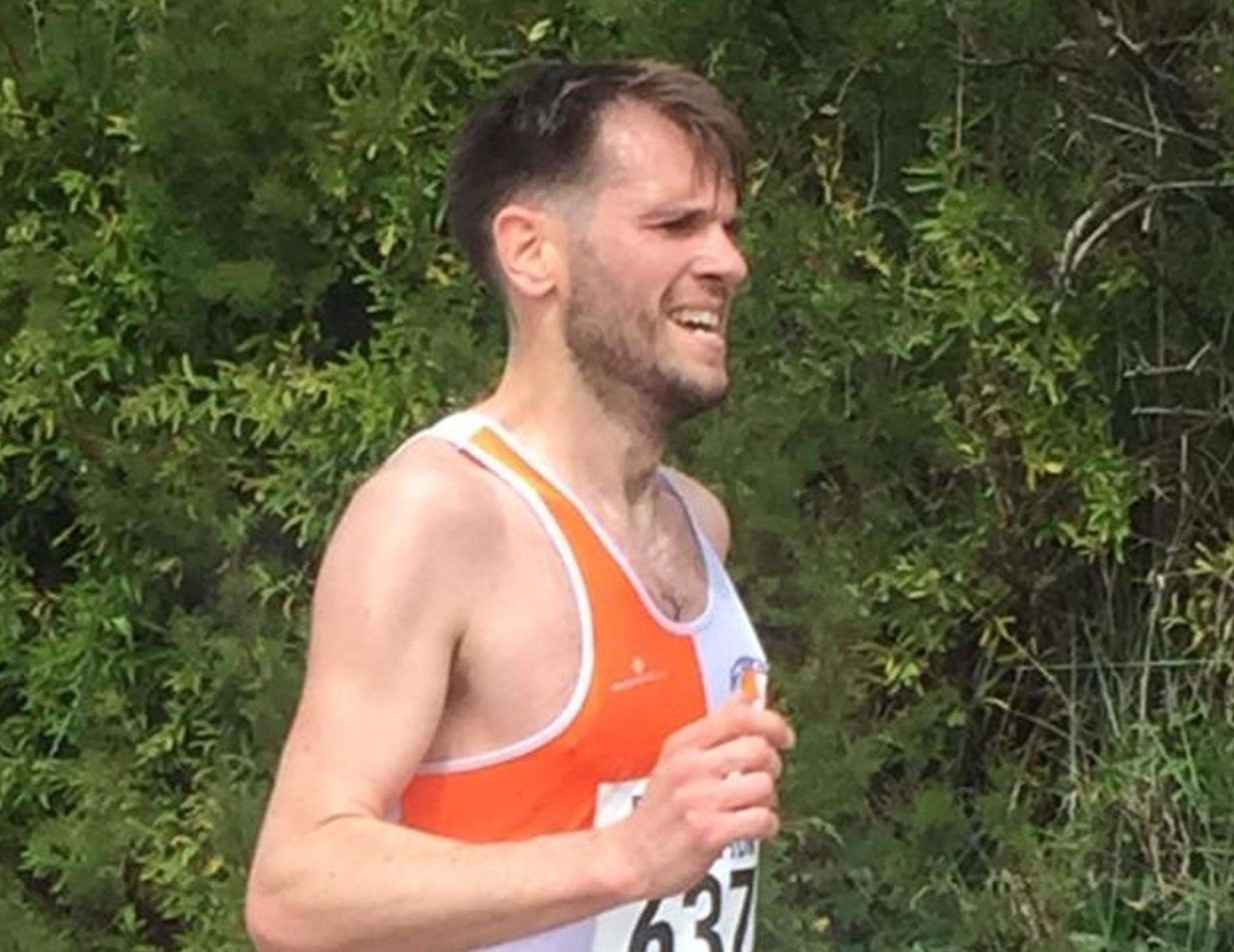 Tom Millard, of South Kent Harriers, took second