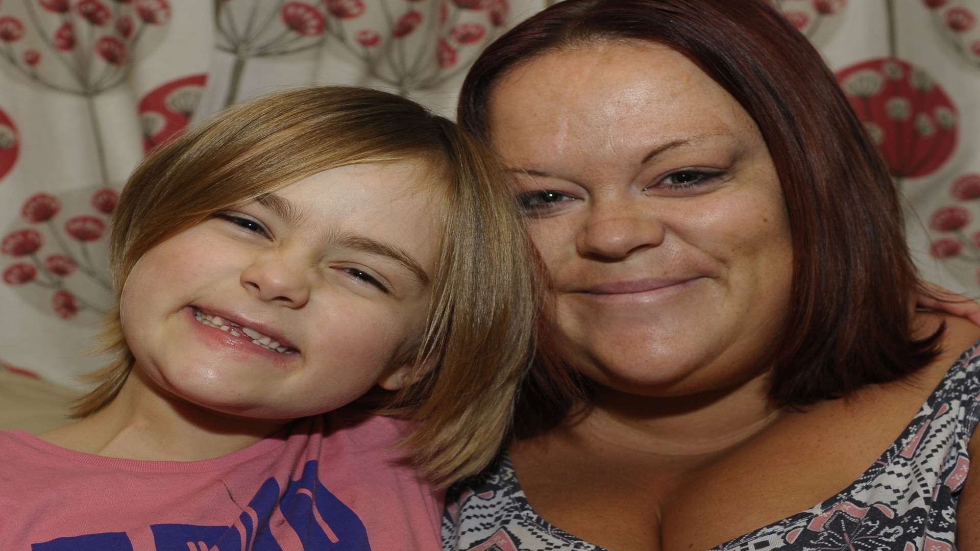 Megan Gridley, with mum Katie Gardner, has beaten cancer after two years of treatment
