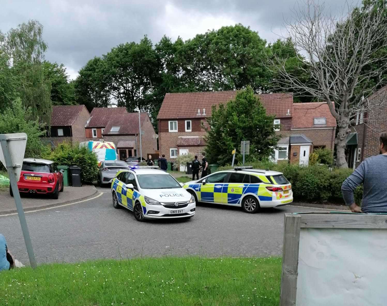 People have been evacuated from their homes after the discovery of a suspected bomb