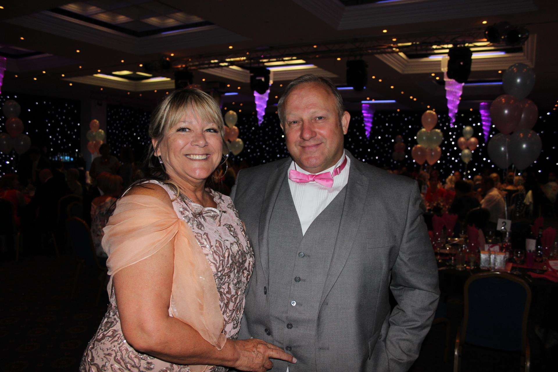 Sharon and Sean D'Alton at the last Sheppey Pink Tie Ball at Gillingham FC's Priestfield Stadium (2704703)