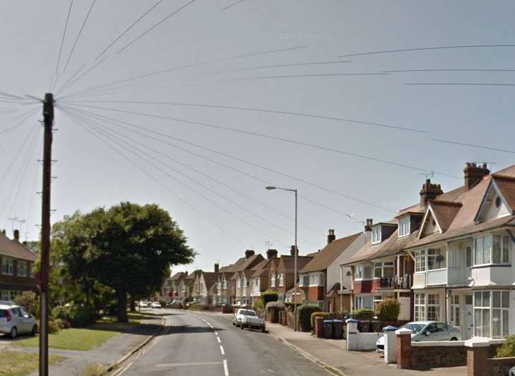 All Saints Avenue, Margate - the road where police were called. Picture: Google Street View