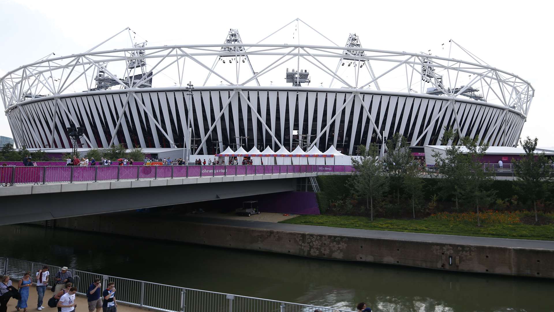 The Olympic Park in London.