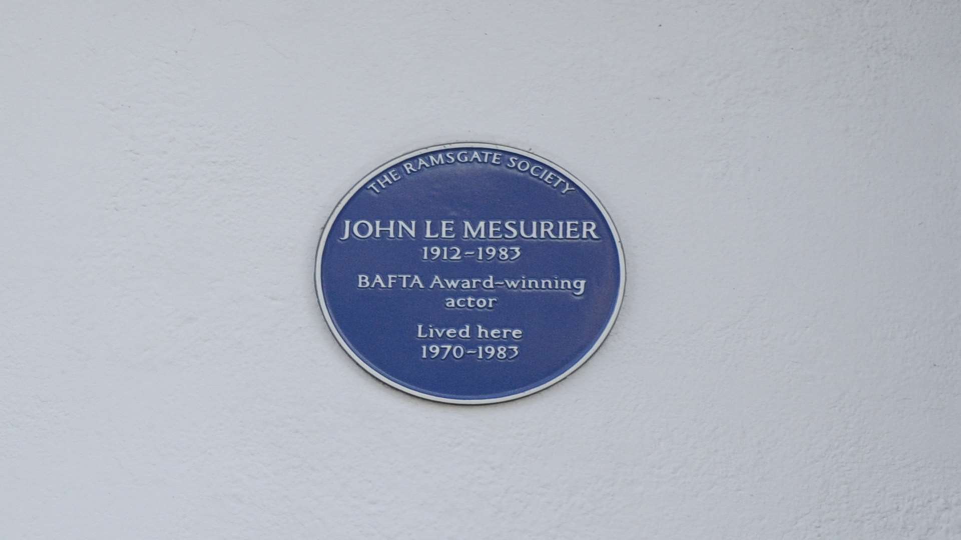 John Le Mesurier, London Road, Ramsgate