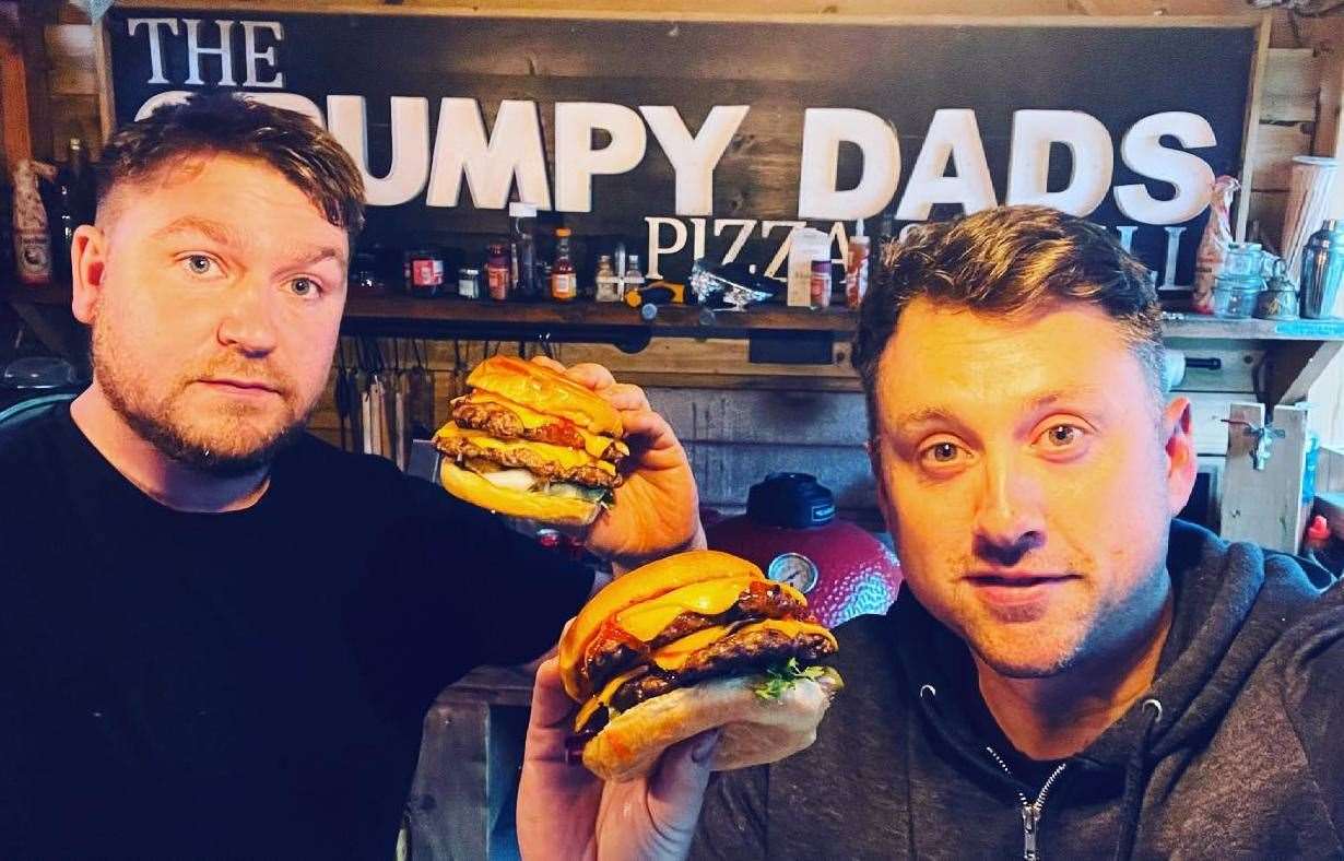 Mike Sproston, left, and Chris Pickup, right. Picture: The Grumpy Dads Grill (63434121)