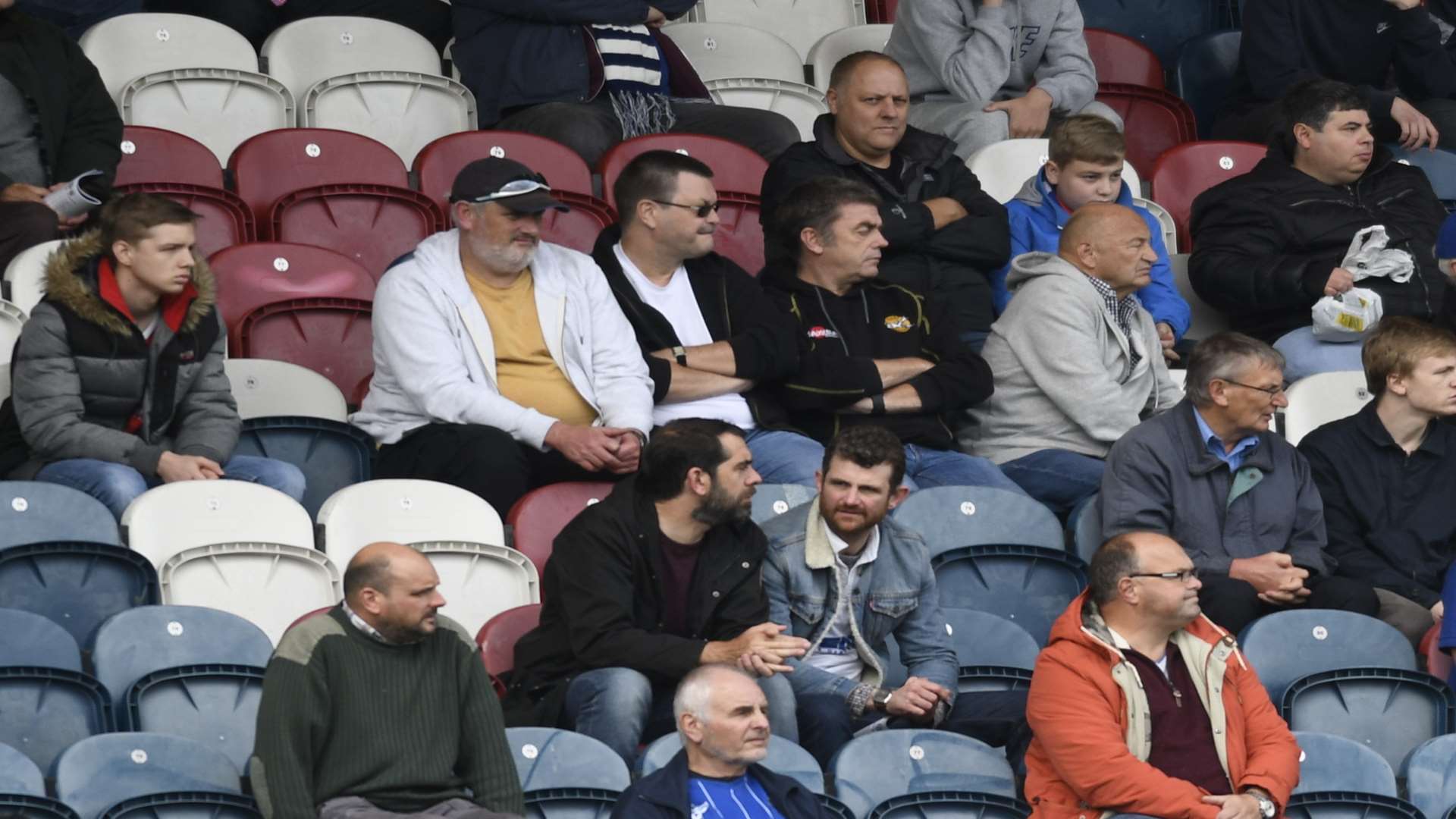 The Gills fans who made the trip were to leave disappointed Picture: Barry Goodwin