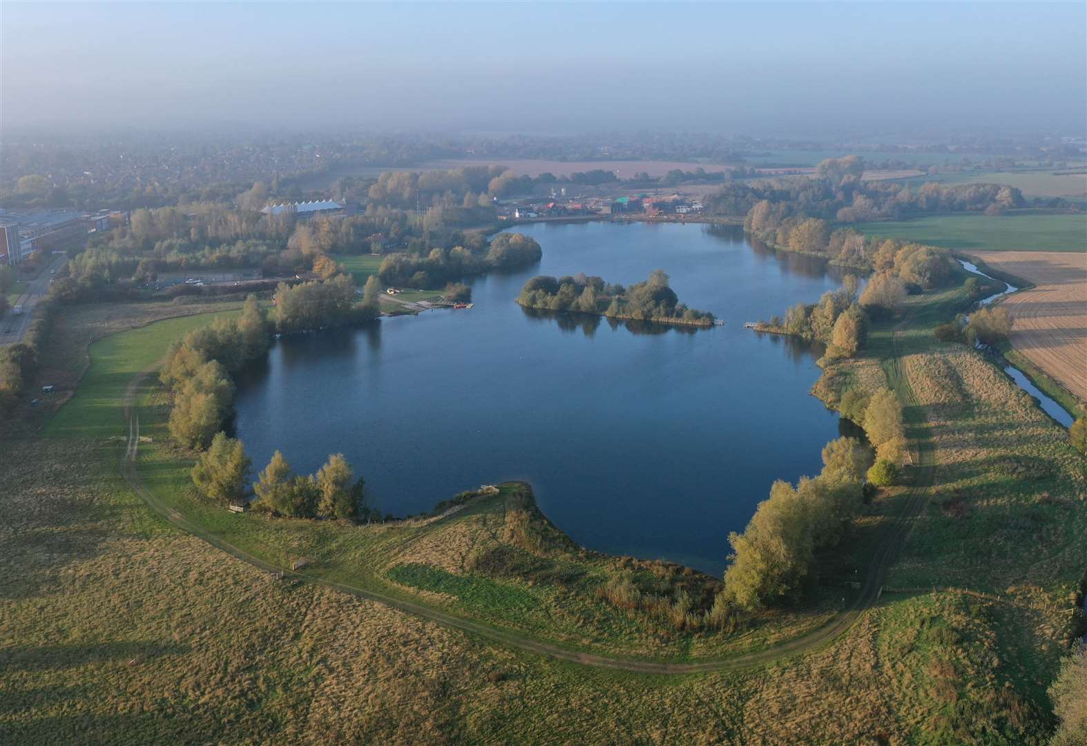 The Conningbrook Lakes have seen a rise in anti-social behaviour in recent years. Picture: Vantage Photography